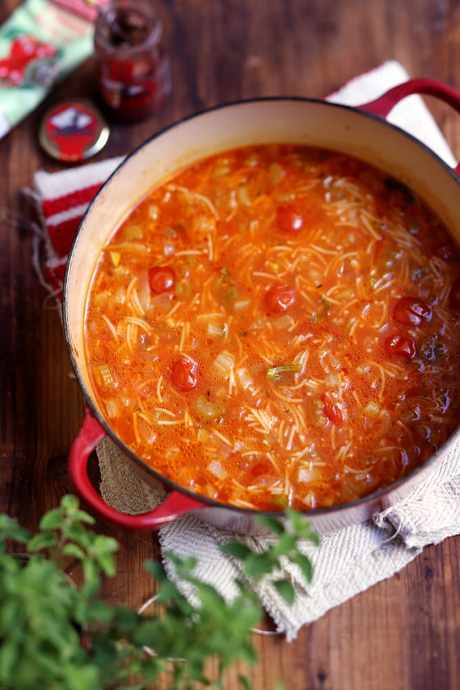 מרק עגבניות ופסטה Mutti