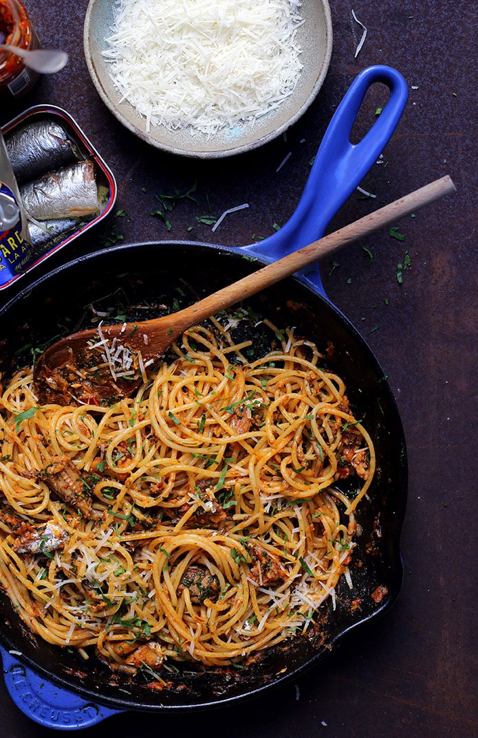 ספגטי סרדינים Mutti